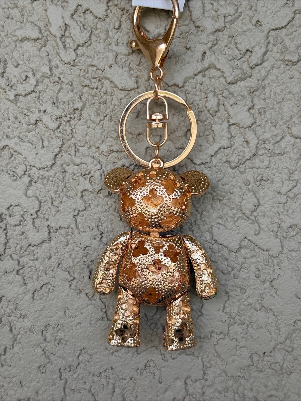 Sparkling Patchwork Teddy Keychain/Bag Charm - Picture 6 of 7